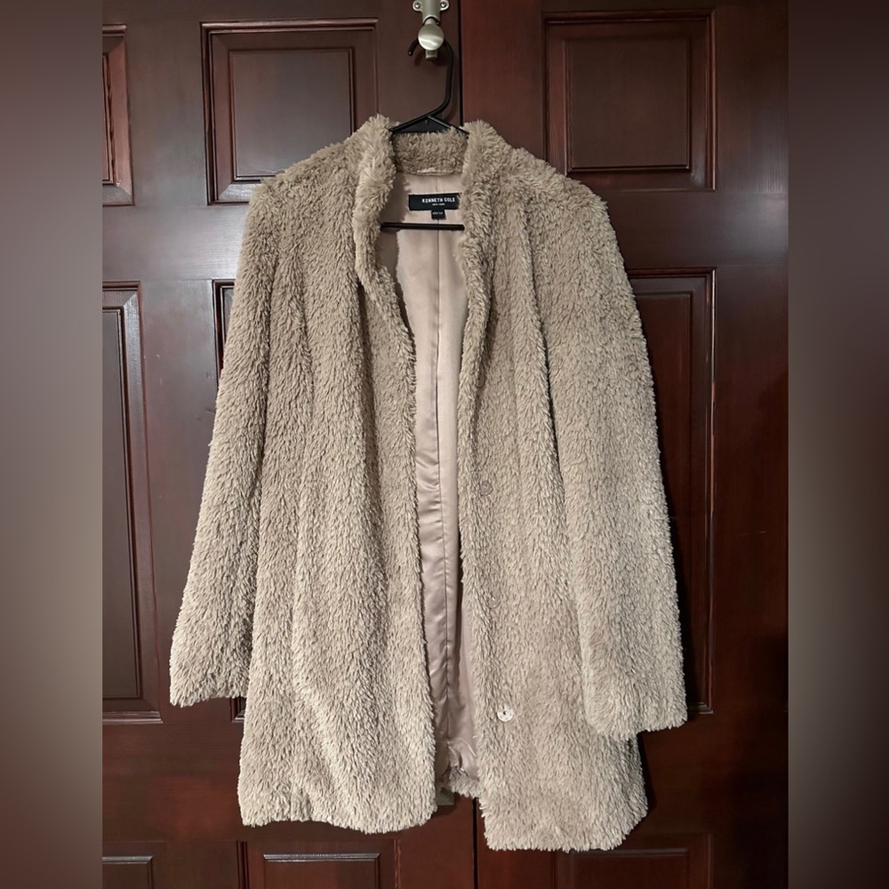 Kenneth Cole New York Faux Fur Coat